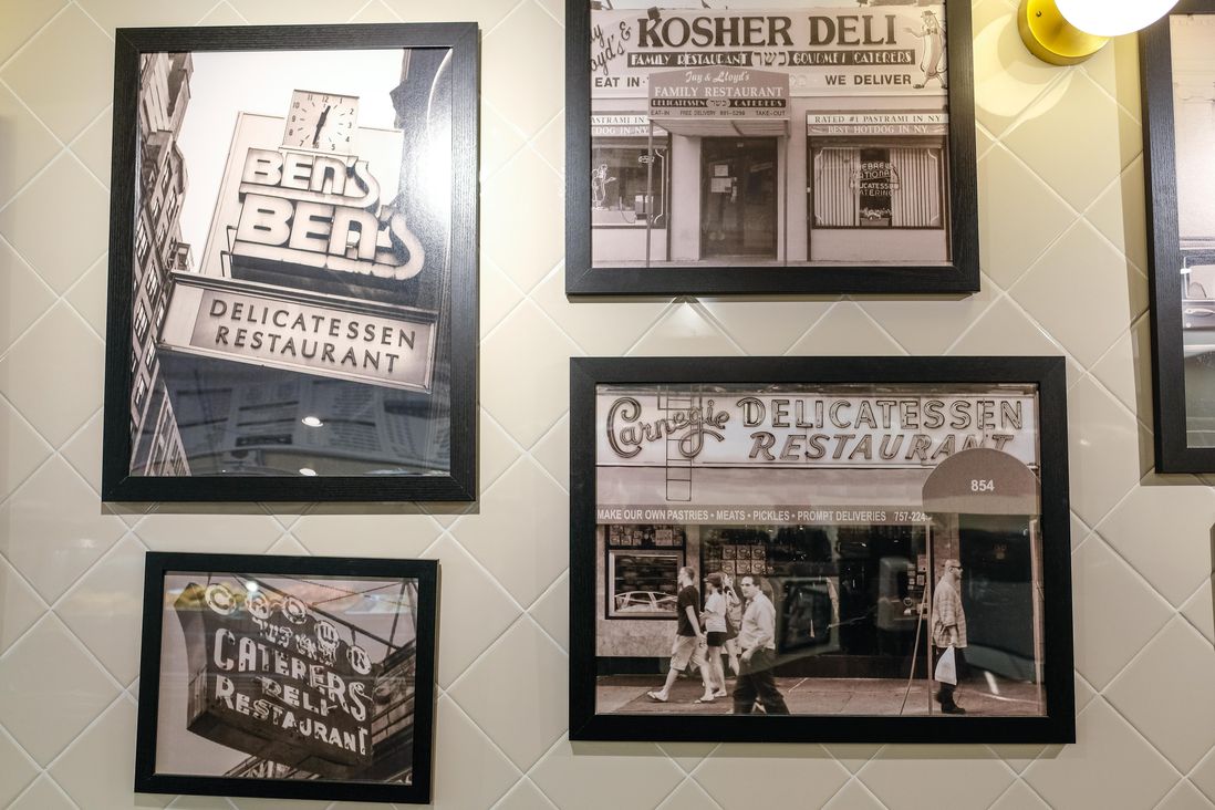 NYC Jewish Deli Wall of Fame framed photos